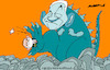 Cartoon: Netanyahuzilla (small) by Amorim tagged netanyahu,lula,gaza