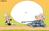 Cartoon: Road to Rafah (small) by Amorim tagged rafah,netanyahu,biden