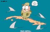 Cartoon: Siege of Cuba (small) by Amorim tagged raulcastro,trump,cuba