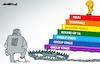 Cartoon: Steps (small) by Amorim tagged worldcup,qatar,lgbtqia