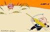 Cartoon: Target (small) by Amorim tagged putin,africa,wheat