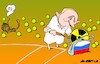 Cartoon: Threats (small) by Amorim tagged nuclear,weapons,nato,russia,putin