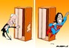 Cartoon: Up and away (small) by Amorim tagged 2024,us,election,kamala,harris,joe,biden