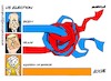 Cartoon: Vote counting (small) by Amorim tagged trump,biden,us,election