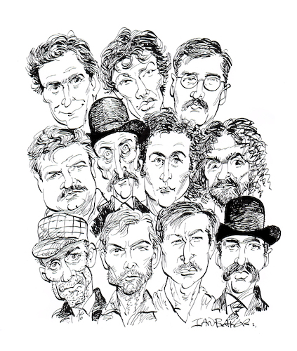 Cartoon: Famous serial killers! (medium) by Ian Baker tagged serial,killers,murder,murderers,famous,jeffrey,dahmer,john,wayne,gacy,ted,bundy,ed,gein,albert,fish,david,berkowitz,gary,ridgeway,richard,ramirez,edmund,kemper,charles,manson,ian,baker,cartoon,caricature,spoof,parody,satire,illustration