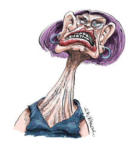 Cartoon: Freaky Folk 2 (medium) by Ian Baker tagged freaky,folk,caricature,ian,baker,cartoon,ugly