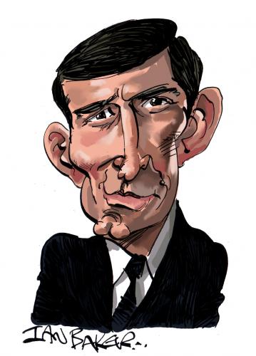 Cartoon: George Lazenby (medium) by Ian Baker tagged george,lazenby,bond,007,spy,on,her,majestys,secret,service,film