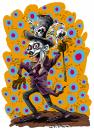 Cartoon: Baron Samedi (small) by Ian Baker tagged baron,samedi,voodoo,occult,horror,death,live,and,let,die