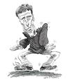 Cartoon: Bez (small) by Ian Baker tagged bez