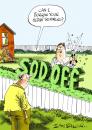 Cartoon: Greeting Card (small) by Ian Baker tagged gardening,hedge,neighbour,trim,bush