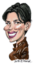 Cartoon: Karen Duffy (small) by Ian Baker tagged karen,duffy,actress,presenter,dumb,and,dumber,author,tv,nation