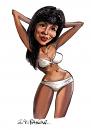 Cartoon: Kissy Suzuki (small) by Ian Baker tagged kissy sazuki james bond 007 spy sixties caricature bikini