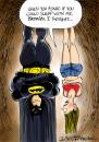 Cartoon: Paperlink Greeting Card (small) by Ian Baker tagged batman