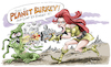 Cartoon: Planet Burkey (small) by Ian Baker tagged martin,burke,doctor,planet,sci,fi,science,fiction,film,movie,genre,alein,monster,sexy,girl,gun,laser,blast,ian,baker,cartoon,caricature,spoof,parody,humour,comedy,illustration