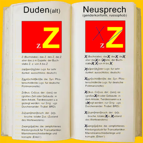 Cartoon: Da waren es nur noch 25 (medium) by Bilito tagged irrsinn,idiocracy,westen,west,sprache,language,neusprech,newspeak,gender,russophobie,russophobia,deutschland,germany,niedersachsen,lowersaxony,nazismus,nazism,kriegstreiberei,warmongering,rassismus,racism,untergang,collapse,unterdrückung,oppression