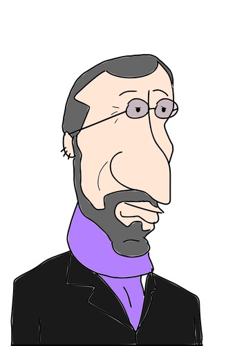 Cartoon: Ringo Starr (medium) by gustavomchagas tagged liverpool,drummer,drum,beatles,the,starr,ringo