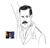 Cartoon: Freddie Mercury (small) by gustavomchagas tagged freddie,mercury,queen,singer,rock