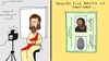 Cartoon: No-one looks good in the ID (small) by gustavomchagas tagged ecco,homo,jesus,christ,cristo,spain,espana,espanha,borja,church,zaragoza,cecilia,gimenez,elias,garcia,martinez,restoration,restauracao,restauracion,meme,igreja,iglesia