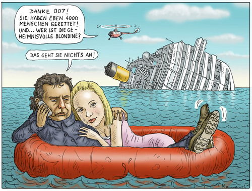 007 auf Costa Concordia 007 auf Costa Concordia