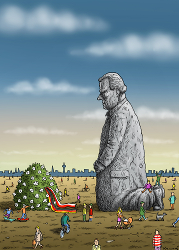 Cartoon: 100 Jahre Willy Brandt (medium) by marian kamensky tagged willy,brandt,100,jähriges,jubiläum,spd,kanzler,warschauer,kniefall,kriegsopfer,willy,brandt,100,jähriges,jubiläum,spd,kanzler,warschauer,kniefall,kriegsopfer