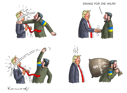 Cartoon: 61 MILLIARDEN FÜR DIE UKRAINE (medium) by marian kamensky tagged milliardenhilfe,für,die,ukraine,milliardenhilfe,für,die,ukraine