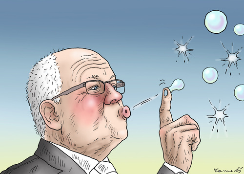 Cartoon: ABMAHNER KAUDER (medium) by marian kamensky tagged abmahner,kauder,abweichler,cdu,flüchtlingspolitik,abmahner,kauder,abweichler,cdu,flüchtlingspolitik