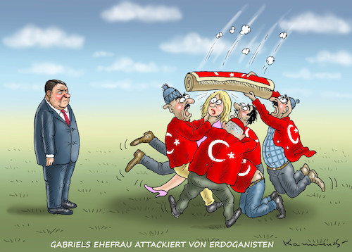 Cartoon: AGGRESSIVE ERDOGANISTEN (medium) by marian kamensky tagged cumhuriyet,erdogan,pressefreiheit,terrorliste,g20,merkel,türkei,denit,yücel,sigmar,gabriel,will,akhanli,haben,cumhuriyet,erdogan,pressefreiheit,terrorliste,g20,merkel,türkei,denit,yücel,sigmar,gabriel,will,akhanli,haben