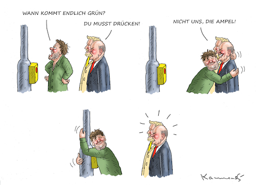 Cartoon: AMPELDRÜCKERKOLONNE (medium) by marian kamensky tagged habecks,enegriesparmaßnahmen,hilfspaket,ampel,entlastung,habecks,enegriesparmaßnahmen,hilfspaket,ampel,entlastung