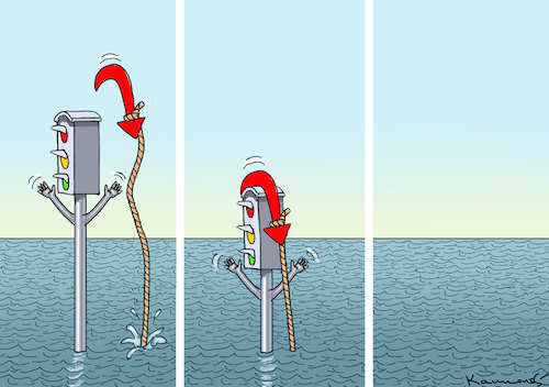 Cartoon: AMPELUNTERGANG (medium) by marian kamensky tagged ampeluntergang,ampeluntergang