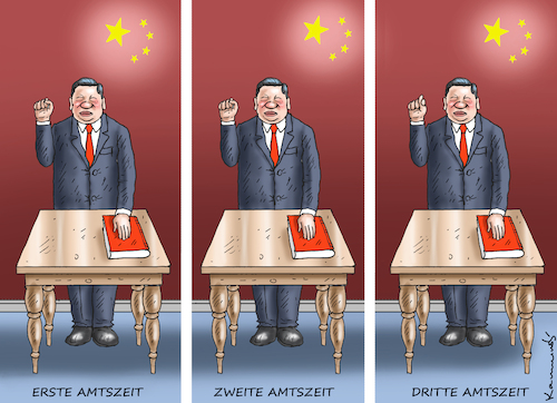 Cartoon: AMTSZEITEN ICH CHINA (medium) by marian kamensky tagged amtszeiten,ich,china,amtszeiten,ich,china