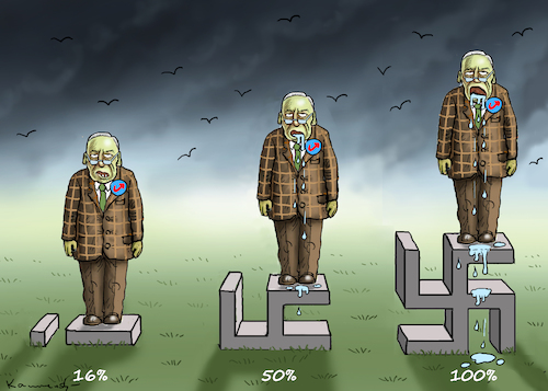 Cartoon: ARMES DEUTSCHLAND (medium) by marian kamensky tagged parteitag,der,afd,frauke,petry,gauland,höcke,entsorgung,aidan,özoguz,björn,denkmal,schande,parteitag,der,afd,frauke,petry,gauland,höcke,entsorgung,aidan,özoguz,björn,denkmal,schande