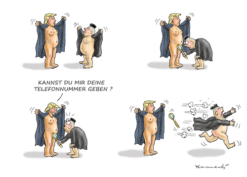 AUF EINMAL WILL TRUMP REDEN !