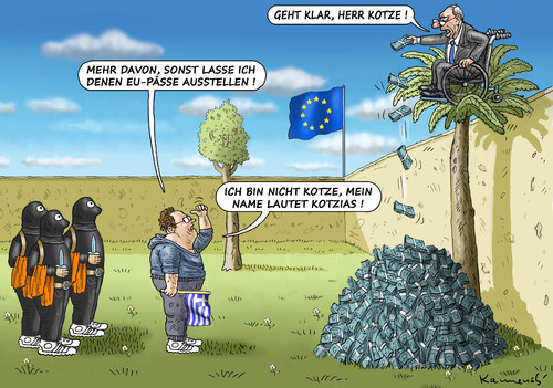 Cartoon: AUSSENMINISTER NIKOS KOTZIAS (medium) by marian kamensky tagged alexis,tsipras,griechenland,rettungsschirm,eu,nikos,kotzias,griechowestern,alexis,tsipras,griechenland,rettungsschirm,eu,nikos,kotzias,griechowestern