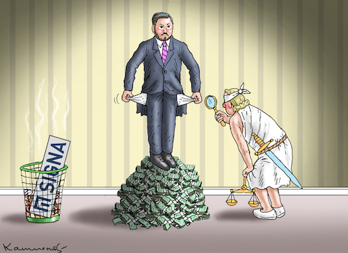 Cartoon: BENKO MELDET INSONVENZ AN (medium) by marian kamensky tagged rene,benko,am,abfflug,signa,meldet,insonvenz,an,rene,benko,am,abfflug,signa,meldet,insonvenz,an