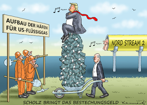 Cartoon: BESTECHUNGSGELD (medium) by marian kamensky tagged nowitschok,merkel,putin,nawalny,scholz,trump,nordstream,nowitschok,merkel,putin,nawalny,scholz,trump,nordstream