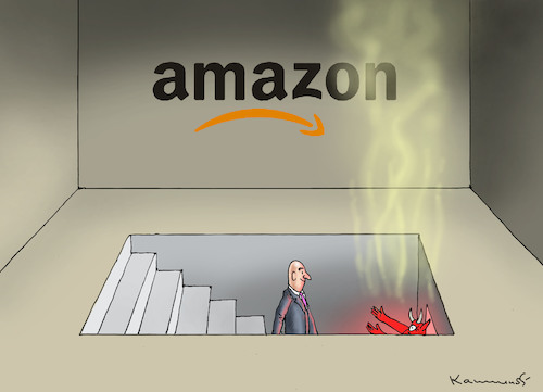 BEZOS GOES HOME