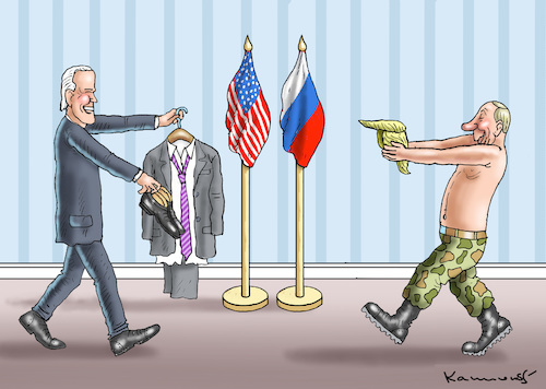 BIDEN TRIFFT PUTIN IN GENF