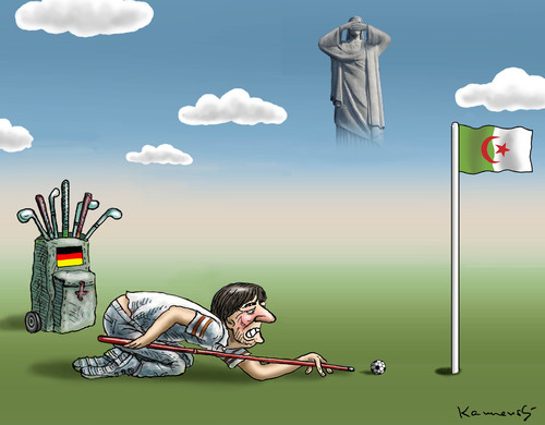 Cartoon: Multitalent Löw (medium) by marian kamensky tagged franziskus,papst,algerien,löw,blatter,sepp,fussball,korruption,katar,brasilien,wm,fifa,fifa,wm,brasilien,katar,korruption,fussball,sepp,blatter,löw,algerien,papst,franziskus