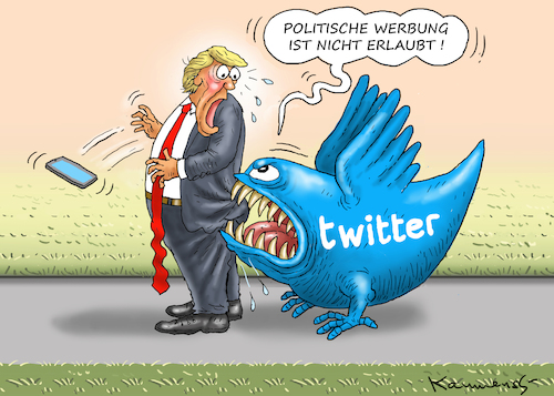 Cartoon: BISSIGER TWITTER (medium) by marian kamensky tagged selenskyj,ukraine,rüstungsgeld,trump,wahllampfhilfe,joe,biden,amtsenthebungsverfahren,twitter,selenskyj,ukraine,rüstungsgeld,trump,wahllampfhilfe,joe,biden,amtsenthebungsverfahren,twitter