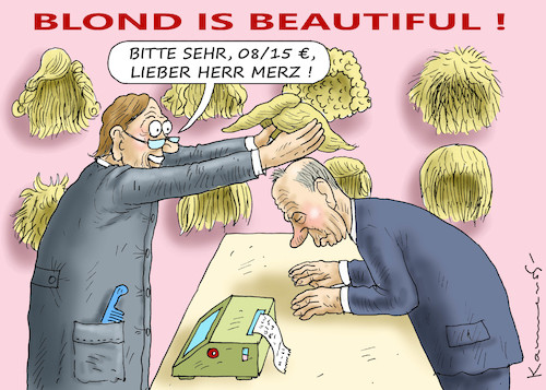 BLONDER OUTFIT FÜR MERZ BLONDER OUTFIT FÜR MERZ