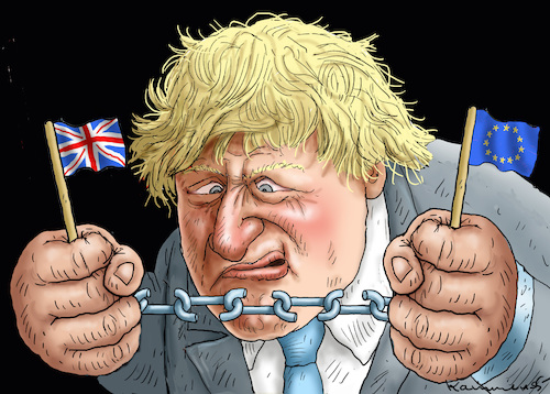 Cartoon: BORIS HAT EIN PROBLEM (medium) by marian kamensky tagged brexit,theresa,may,england,eu,schottland,weicher,wahlen,boris,johnson,nigel,farage,ostern,seidenstrasse,xi,jinping,referendum,trump,monsanto,bayer,glyphosa,strafzölle,brexit,theresa,may,england,eu,schottland,weicher,wahlen,boris,johnson,nigel,farage,ostern,seidenstrasse,xi,jinping,referendum,trump,monsanto,bayer,glyphosa,strafzölle