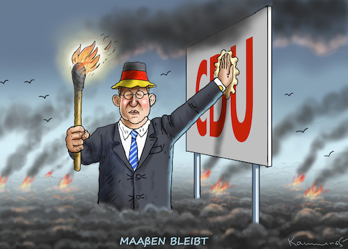 BRANDSTIFTER MAAßEN BLEIBT BRANDSTIFTER MAAßEN BLEIBT