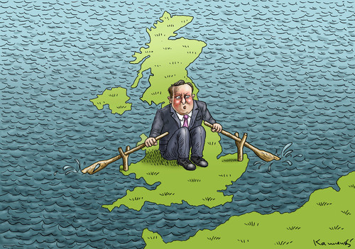 Cartoon: BREXIT (medium) by marian kamensky tagged englandwahlen,david,cameron,nicola,sturgeon,brexit,schottland,nationalisten,nsp,englandwahlen,david,cameron,nicola,sturgeon,brexit,schottland,nationalisten,nsp