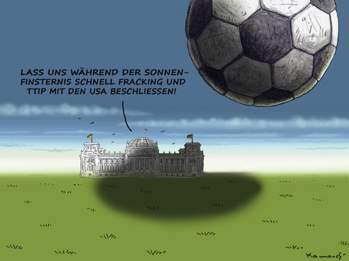 Bundestag im WM Schatten Bundestag im WM Schatten