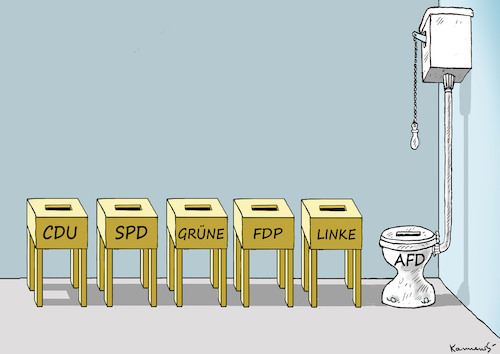 Cartoon: BUNDESTAGSWAHL 2017 (medium) by marian kamensky tagged merkel,versus,schulz,wahlkampf,2017,tv,duell,spd,cdu,merkel,versus,schulz,wahlkampf,2017,tv,duell,spd,cdu