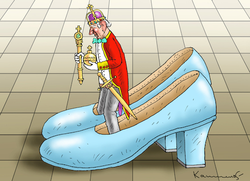 Cartoon: CHARLES III. (medium) by marian kamensky tagged krönung,könig,charles,iii,krönung,könig,charles,iii