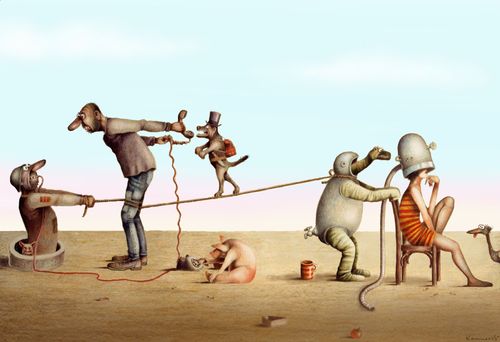 Cartoon: Decadence (medium) by marian kamensky tagged humor,illustration,liebe