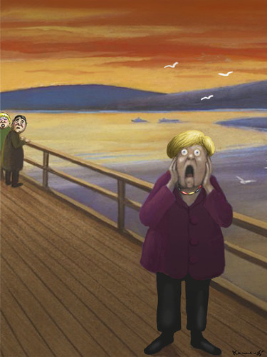 Merkels Schrei Merkels Schrei