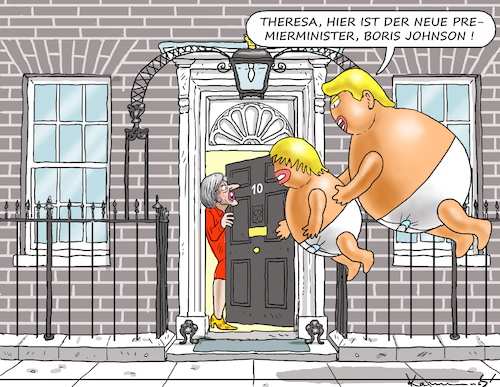 Cartoon: DER NEUE (medium) by marian kamensky tagged lega,nord,italien,fünf,sterne,bewegung,populismus,kommunismus,theresa,may,boris,johnson,nationalismus,lega,nord,italien,fünf,sterne,bewegung,populismus,kommunismus,theresa,may,boris,johnson,nationalismus