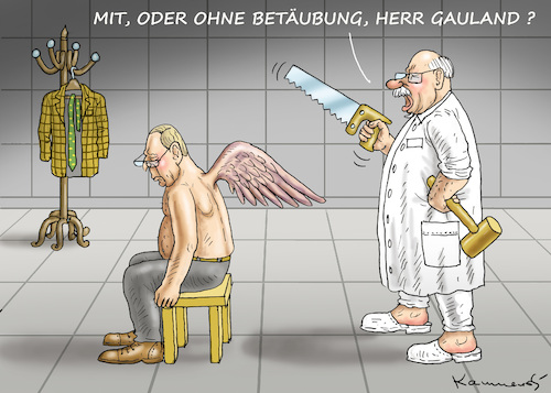 Cartoon: DER RECHTE FLÜGEL DER AFD (medium) by marian kamensky tagged merkel,seehofer,unionskrise,csu,cdu,flüchtlinge,gauland,merz,afd,der,rechte,flügel,akk,spahn,pegida,hutbürger,merkel,seehofer,unionskrise,csu,cdu,flüchtlinge,gauland,merz,afd,der,rechte,flügel,akk,spahn,pegida,hutbürger